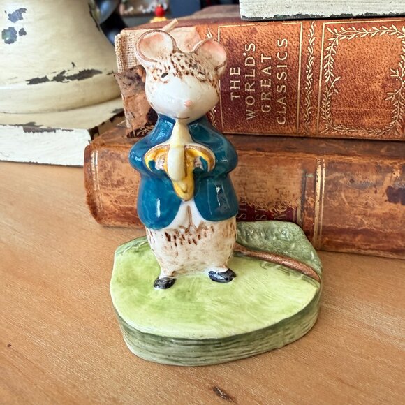 Vintage Beswick Kitty Mac Bride "A Snack" Mouse with Banana - Picture 7 of 13